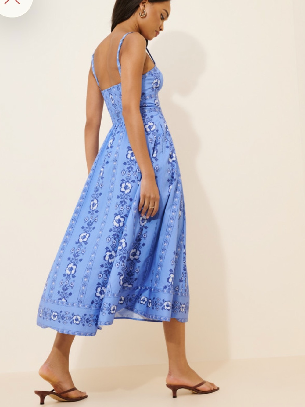 Hill House Home The Margot Dress in Cornflower Blue - Picture 2 of 5